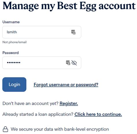 best egg credit card login|best egg manage account.